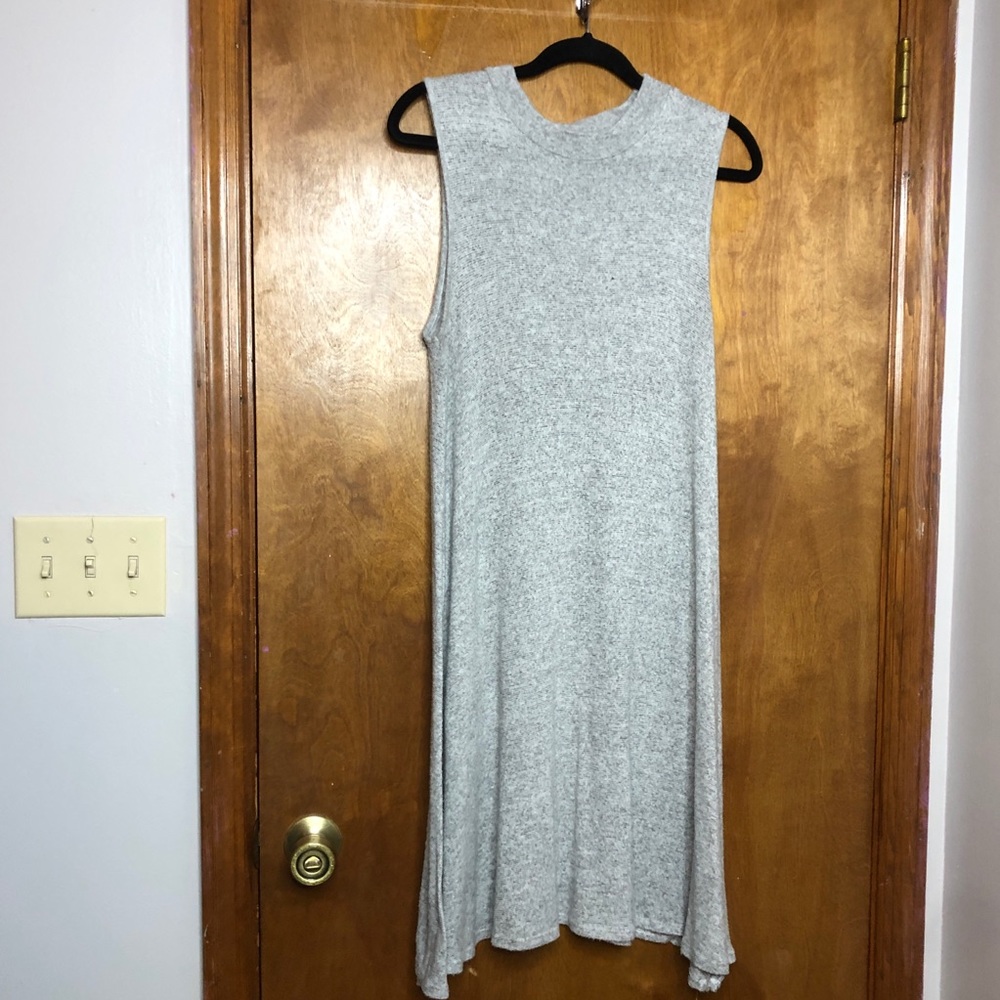 Grey sweater dress. Size L.